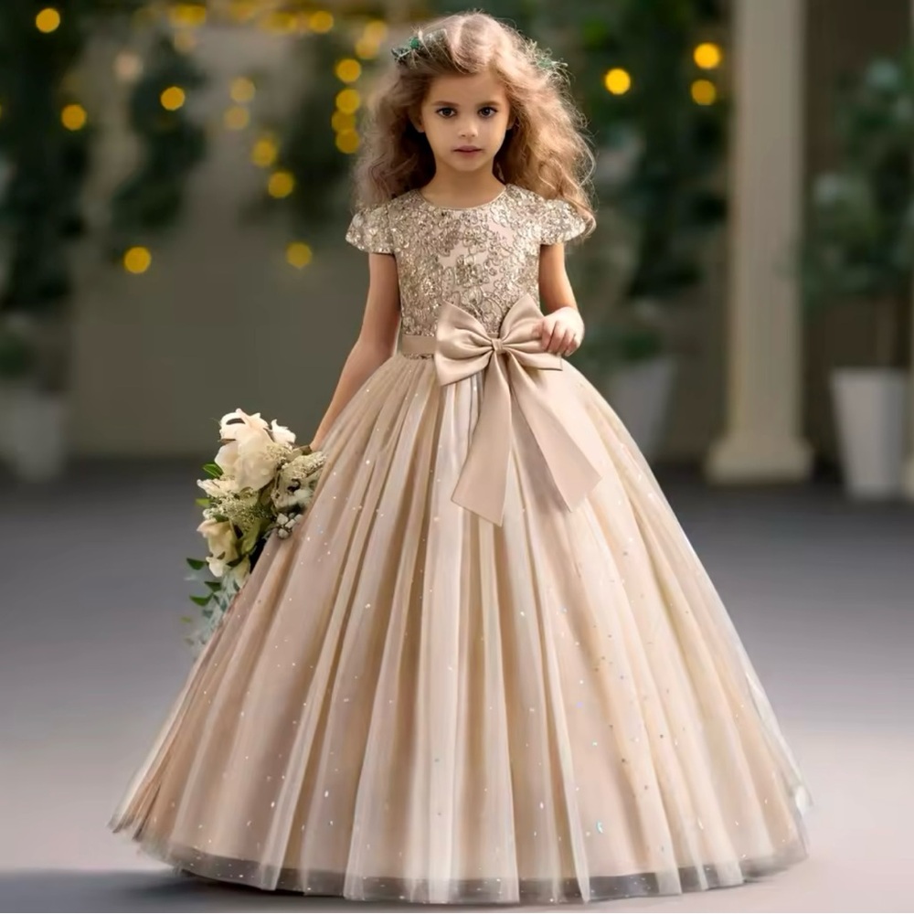 Kids Champagne Dress for Girl